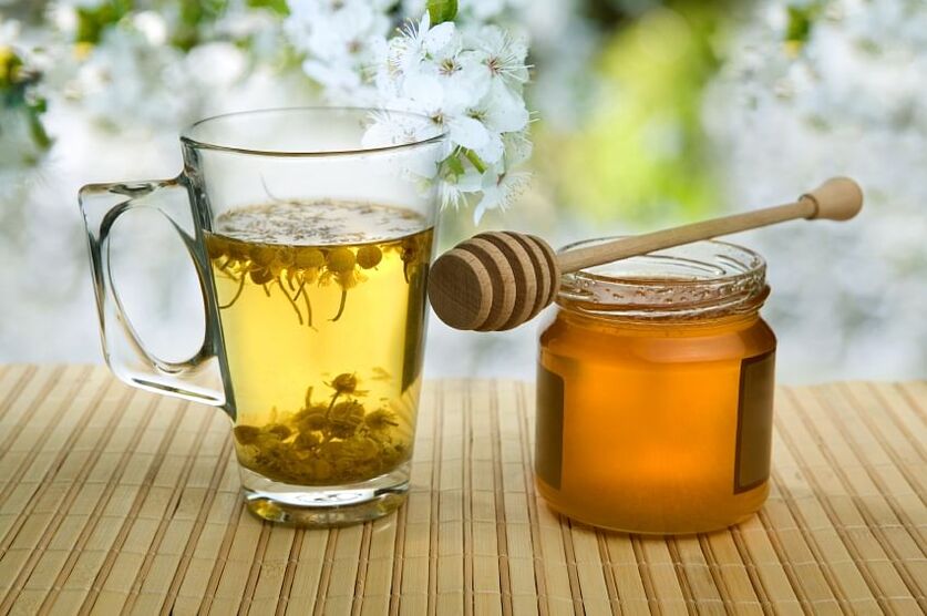 ชาสมุนไพรน้ำผึ้งสำหรับปรสิต