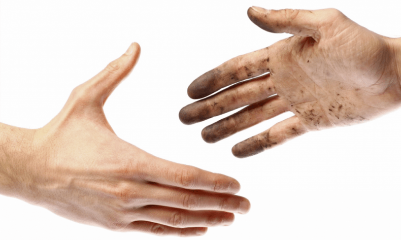 มือสกปรกอันเป็นสาเหตุของการติดเชื้อปรสิต
